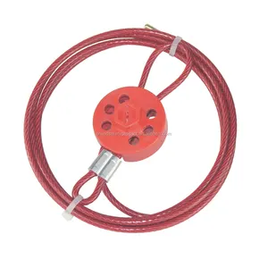 Safety Lockout Steel Cable Locking Device LOTO Safety Cable Lockout