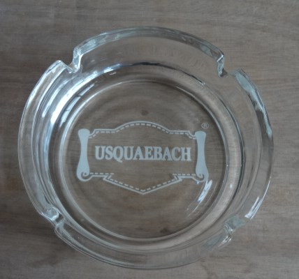 Wholesale custom logo Round Shape glass ashtray