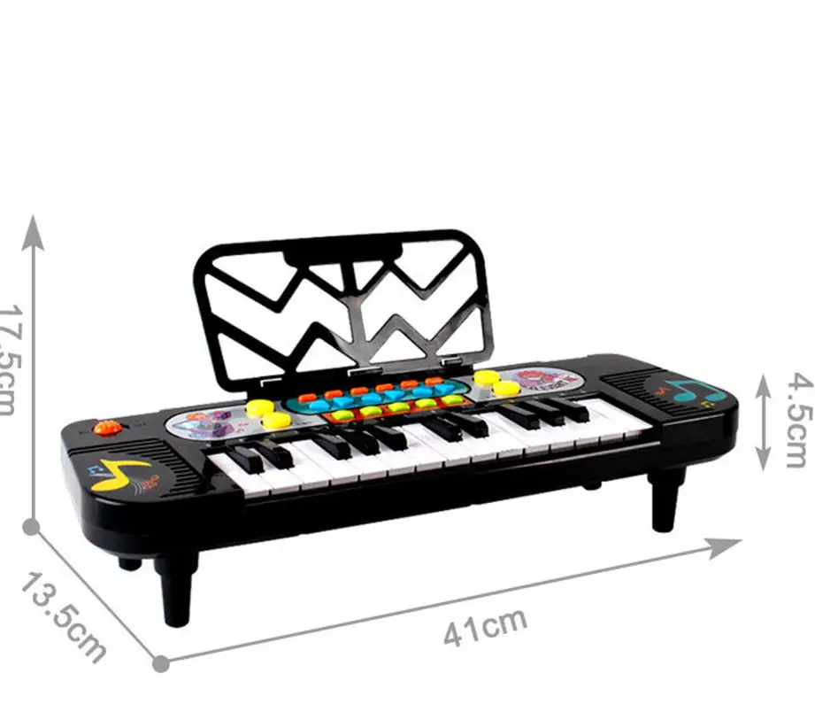 New wholesale Multi-functional electronic piano 25 keys 11 modes simulation children music musical instrument toys