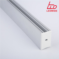 Perfil de Aluminio con Iluminación LED para Tira de LED de Vidrio