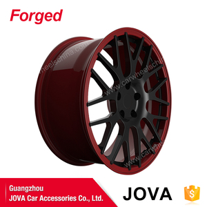 Rojo oscuro coche forjado llantas Australia 15 pulgadas 5 Lug rueda de coche IPW - Product Image 5