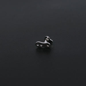 Титановый микродермальный пирсинг сердца дермальный якорь Топы пирсинг ювелирные изделия - Product Image 4