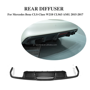 B estilo de fibra de carbono W218 difusor trasero auto para <span class=keywords><strong>Mercedes</strong></span> Ben Z CLS clase W218 CLS63 AMG 15 -17 - Product Image 3