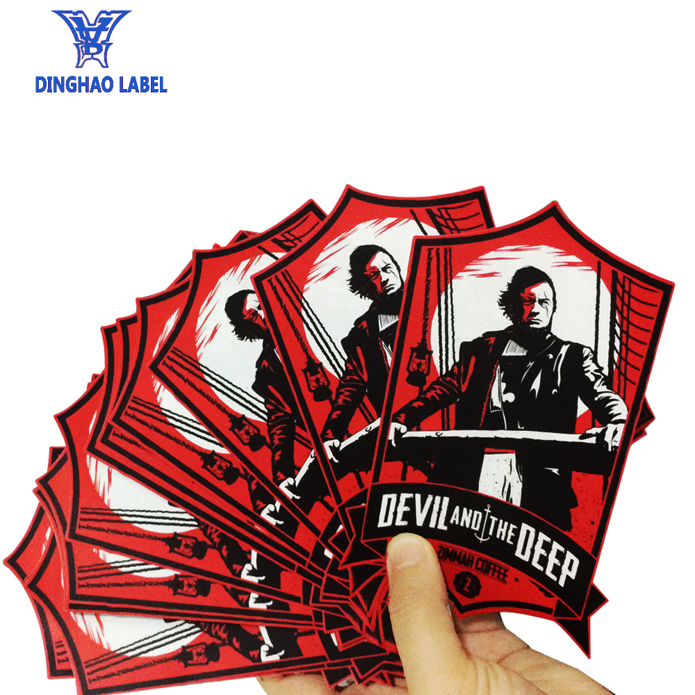 Водонепроницаемый обычай клей сумка пластиковая упаковка этикетки печатные пищевой наклейки