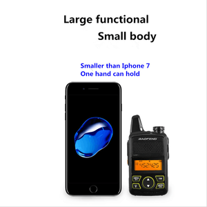 BAOFENG T1 MINI Two Way Radio Walkie Talkie UHF 400-470Mhz 20CH Xách Tay Ham FM <span class=keywords><strong>CB</strong></span> Đài Phát Thanh Cầm Tay Thu Phát - Product Image 5