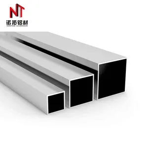 NUOTUO – profilé de tube en aluminium anodisé carré de grand diamètre, vente en gros