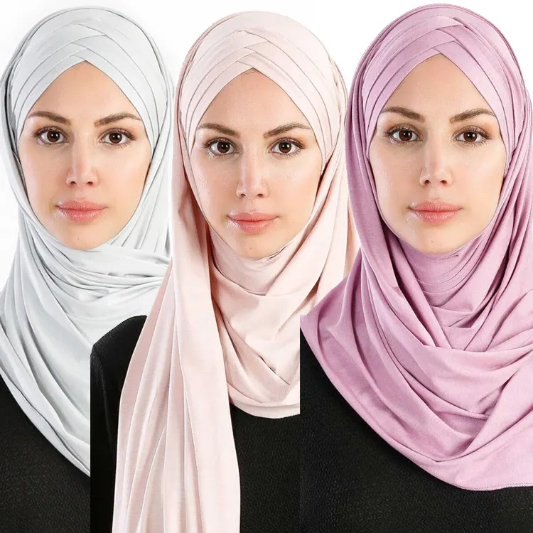 Nuovo modo di arrivo ragazza musulmana hijab stile immagine sciarpa araba