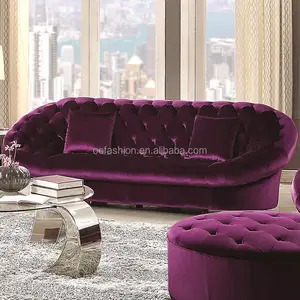 OE-FASHION Sang Trọng Mô Hình Mới Vải Nội Thất Phòng Khách Bộ Sofa Hình Ảnh