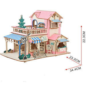 Percezione all'ingrosso per bambini in legno New-Land <span class=keywords><strong>divertenti</strong></span> giocattoli in legno casa educativa fai da te per bambini - Product Image 4