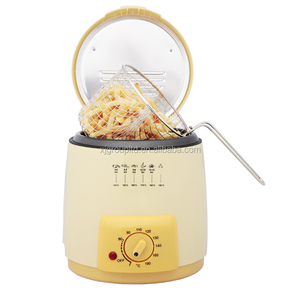 Mini <span class=keywords><strong>friteuse</strong></span> électrique 840W 0,9l XJ-2K960 avec thermostat réglable - Product Image 4