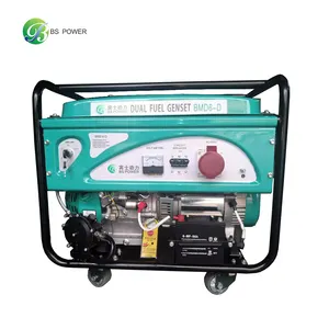 Nổi Tiếng Động Cơ Duel Nhiên Liệu 5kw Xăng Và LPG Khí Sinh Học Điện Máy Phát Điện