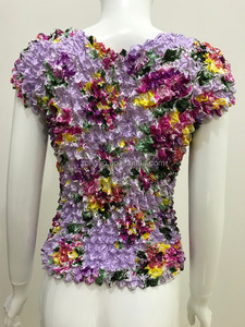 2024 <span class=keywords><strong>pas</strong></span> <span class=keywords><strong>cher</strong></span> femmes et enfants hauts magiques voyage fleur pétillante voyage Shorts manches bulle chemise - Product Image 4