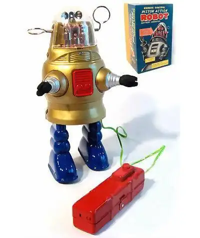 विंटेज टिन खिलौने बिजली रोबोट खिलौने संग्रह के लिए टिन रोबोट