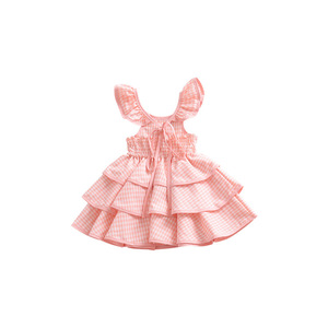 Ultime Plaid Della Ragazza di Bambino Festa di Nozze A Strati Della <span class=keywords><strong>Principessa</strong></span> di Estate Senza Maniche del Vestito DAL TUTU - Product Image 4