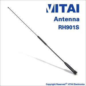Vitai RH901S Dua Cara Radio Antena 144/430 MHz 10 W 3.5dBi SMA Perempuan Konektor 47 Cm