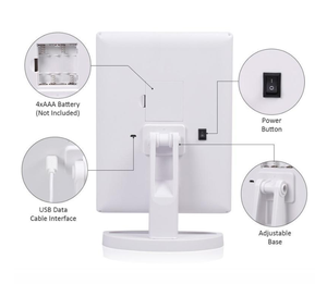 Nuovo Design Lampada da Tavolo a LED con Specchio Vintage Touch Screen Intelligente, Rotazione 180 Gradi per Trucco - Product Image 4