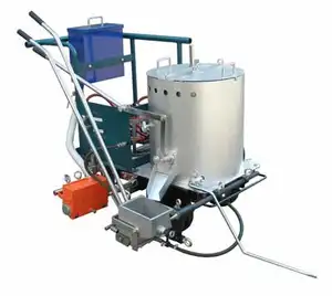 Manual hand-pushed screed thermoplastic applicator hot melt lining road Lane marking machine for city roads