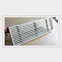 Grille de retour d'air en aluminium Grille d'aération en plastique Grille d'aération en aluminium Diffuseur d'air d'échappement en aluminium