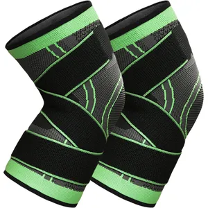 MKAS Compression Basketball Knies chützer Pad Ärmel Gewichtheben Knies tütze Neues Design Hochwertiges Strick knie polster