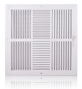 Plafond d'évent de déviation à quatre voies/couvercle d'évent de plafond d'alimentation de ventilation d'aération