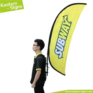 Company Flags Outdoor Advertising Backpack Custom Banner Flags