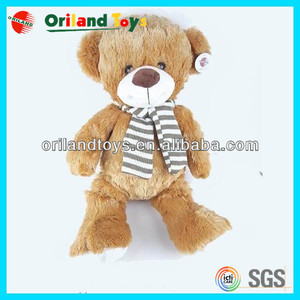 2014 venta caliente objeto de auditoría icti <span class=keywords><strong>blanco</strong></span> de peluche oso de juguete fabricante - Product Image 1