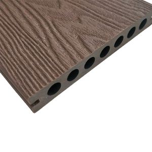 Chất lượng cao chống nứt chống trượt rãnh tự làm <span class=keywords><strong>WPC</strong></span> decking không thấm nước thiết kế sàn cho ngoài trời hoặc trong nhà - Product Image 5