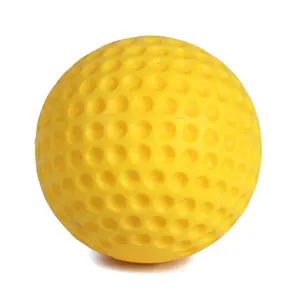 Dimpled Cover PU Material Custom Baseball Ball for Pitching Machine