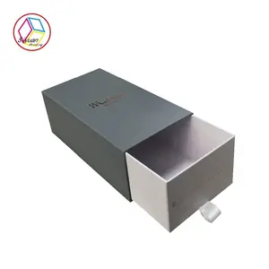 Custom luxury logo drawer paper box packaging for gift packaging