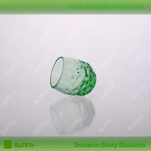 Rond vert verre bougeoir à la main avec <span class=keywords><strong>anomalie</strong></span> motif - Product Image 3