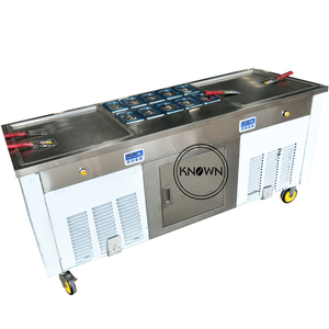 Máquina para Hacer Helados Fritos Tailandeses, Máquina de Pan Plano para Hacer Rollos de Helado Frito, Precio de Fábrica, Sri Lanka - Product Image 2