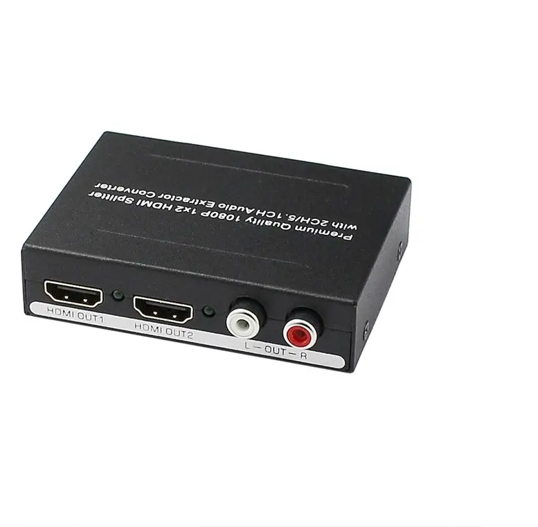 HDMI to Toslink with audio splitter converter