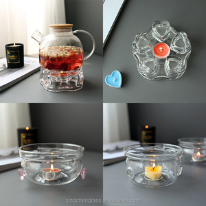 Borosilicate Handmade <strong>Thermal</strong> Glass <strong>Teapot</strong> Warmer - Product Image 3