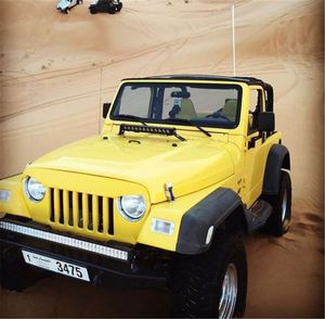 Lantsun J187 Lantsun griglia arrabbiato anteriore nero opaco sovrapposizione griglia TJ 1997-2006 per Jeep per wrangler TJ LJ - Product Image 6