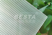 Panneaux muraux décoratifs en plastique acrylique avec service de découpe, haute transmission lumineuse et excellente résistance aux intempéries