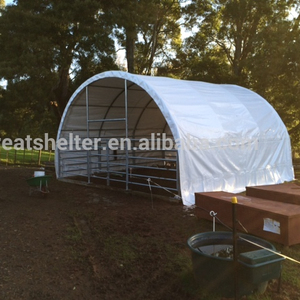 Dome Metalen Structuur Stof Trek Vee onderdak Schapen Onderdak Geit Onderdak - Product Image 1