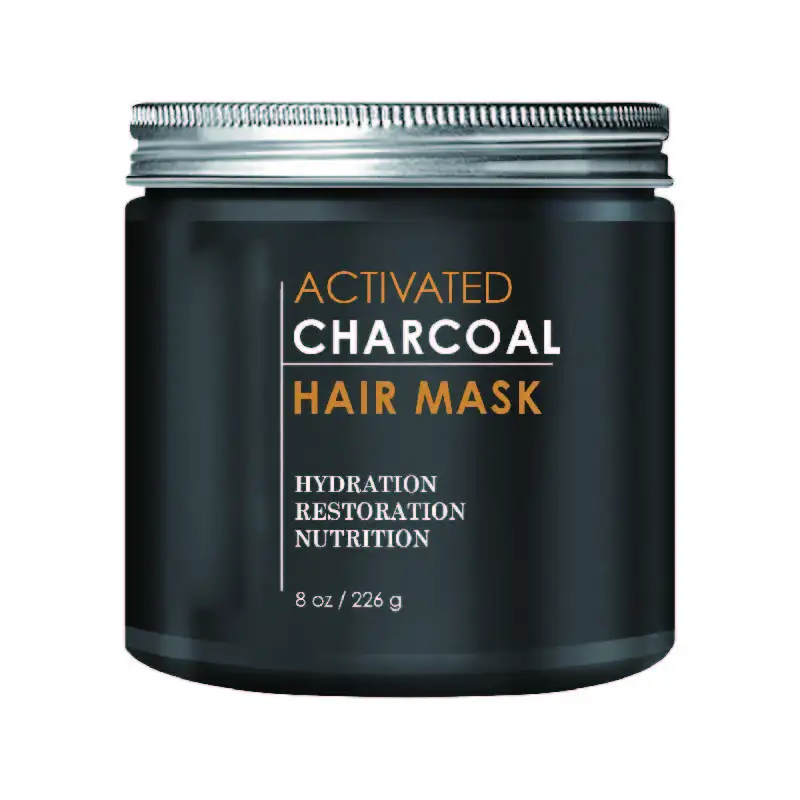 ธรรมชาติลึก Activated Charcoal hair Treatment Mask สำหรับ Hydrating & Restorative