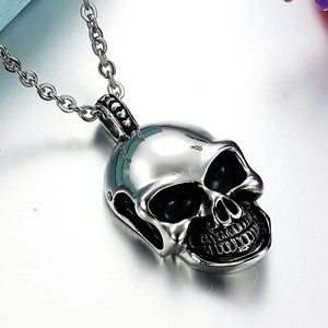 Collar de calavera gótico con colgante de calavera de acero inoxidable único para hombre Popular de calidad Marlary - Product Image 2