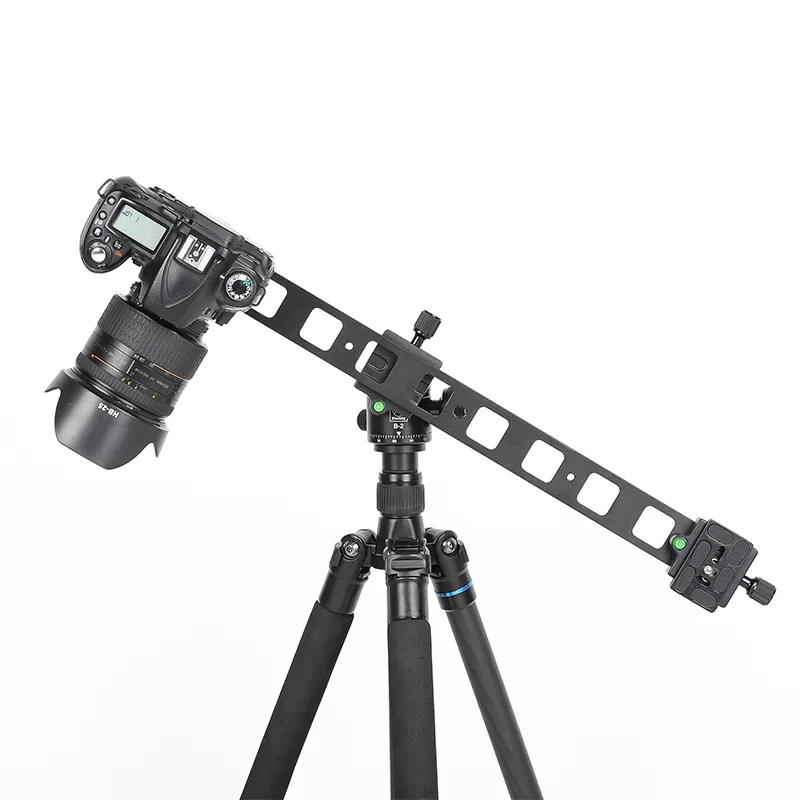 Manbily PU-480mm lengthened Double QR Quick Release Plate Dual Dovetail Camera bracket mount for Tripod Ball Head