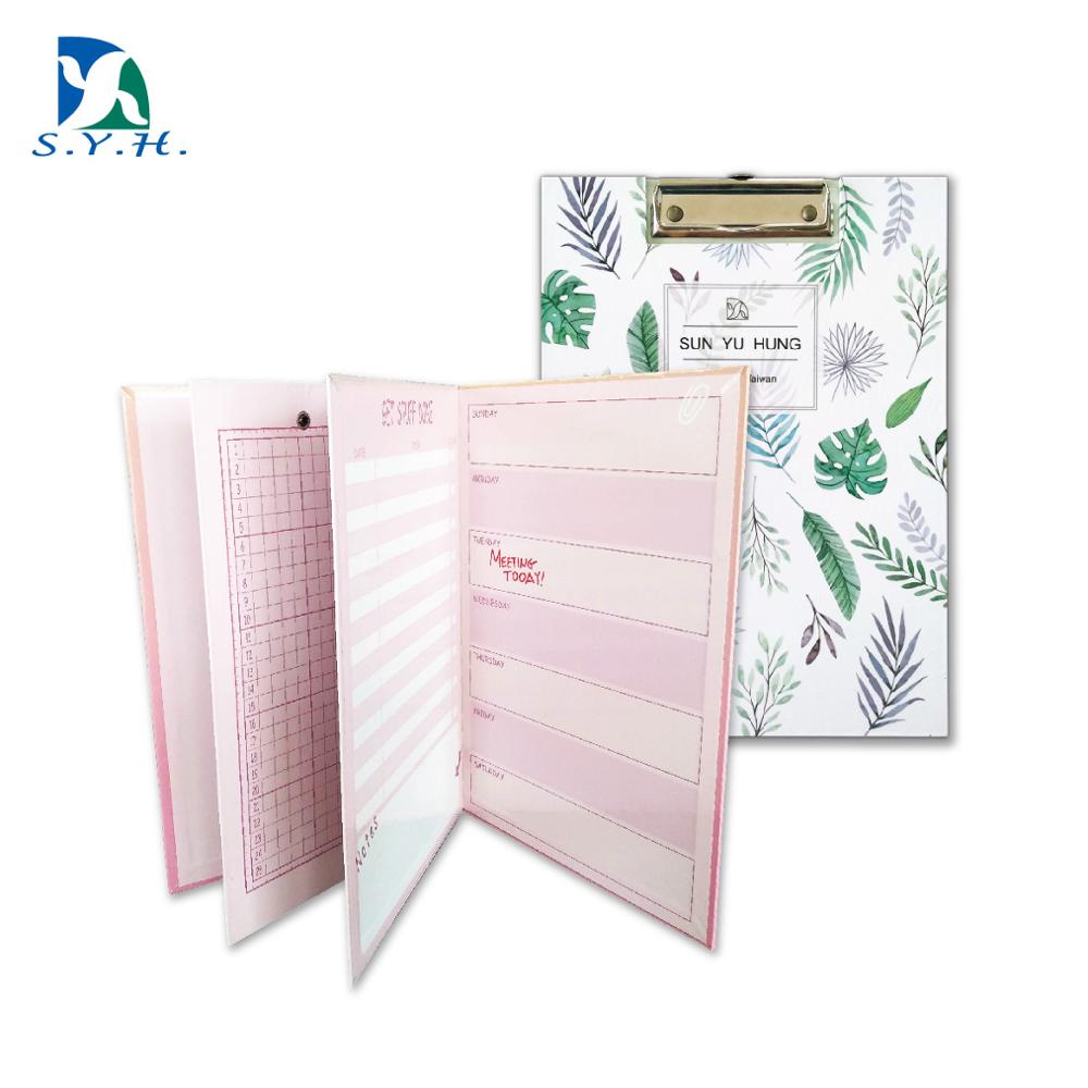 Практичная складная доска-клипса для сухого стирания A4 OEM