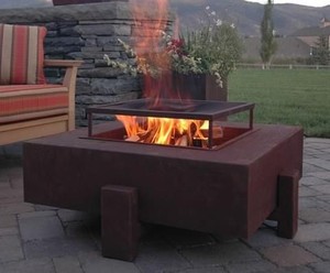 Outdoor <strong>Natural</strong> <strong>Gas</strong> Firepit Metal Corten <strong>Fire</strong> for Home Garden