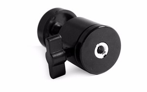 Mini <span class=keywords><strong>rotule</strong></span> pivotante à 360 degrés 1/4 ''et 3/8'' vis <span class=keywords><strong>pour</strong></span> trépied de caméra monopode Studio - Product Image 6