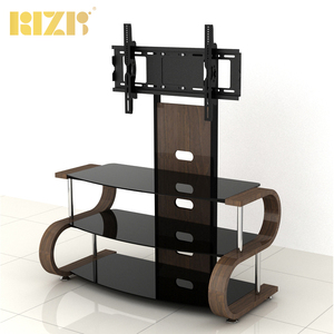 Mobile <span class=keywords><strong>TV</strong></span> <span class=keywords><strong>in</strong></span> Legno Curvato con Vernice Naturale per Soggiorno, Nuovo Design per <span class=keywords><strong>TV</strong></span> LCD LED da 32\" a 55\" - Product Image 5
