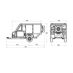 Utilitaire ATV voiture Cargo Box pliant tente remorque - Product Image 3