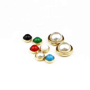 Sản phẩm mới nhất biểu tượng tùy chỉnh quần jean kim loại đinh tán, ngọc trai nhân tạo vàng đinh tán kim loại - Product Image 2