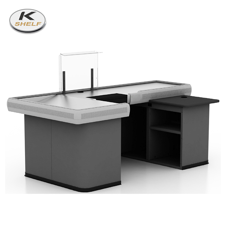 New Style Cashier Desk Supermarket Checkout Counter For Sale