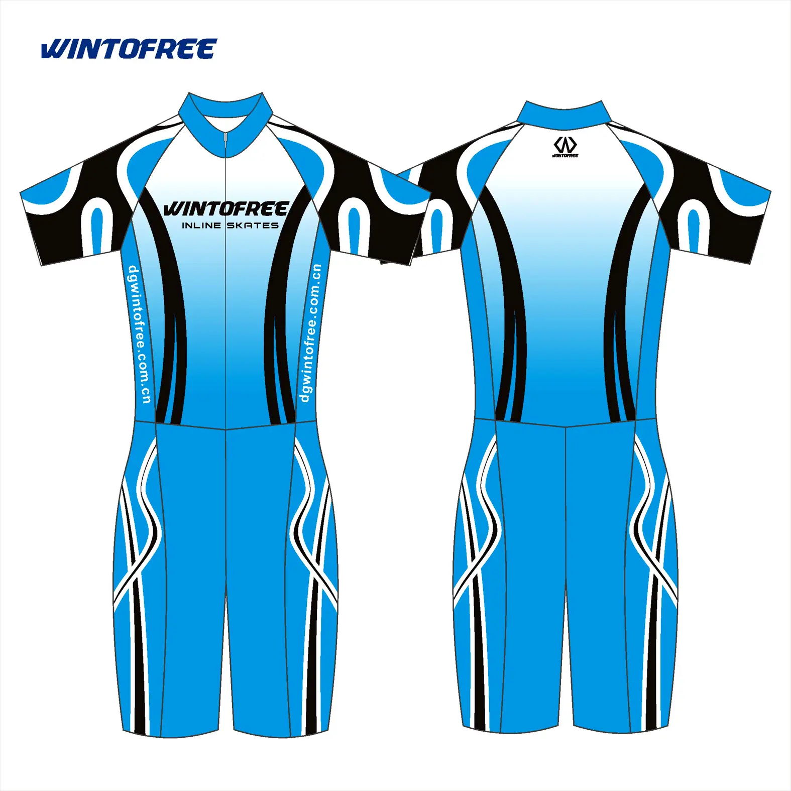 Track Speed SkinスーツCompression Inline Skating Suit