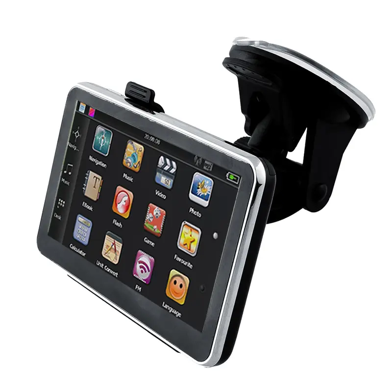 4.3'' Slim car GPS navigation system for vehicle portable DVD player function Car GPS Navigator Recorder