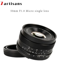 7artisans 50mm F1.8 Mise Au Point Manuelle Premier M43 Lentille pour Oympus Panasonic G1 G2 G3 G5 G6 G7 GF1 GF2 GF3 GF5 GF6 GM1 GM5 GM10 GX1 GX7