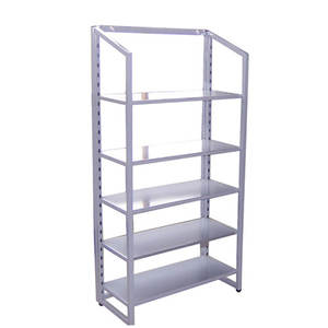 Scaffalature della gondola del supermercato dell'esposizione del vino <span class=keywords><strong>per</strong></span> le <span class=keywords><strong>bottiglie</strong></span> di vino con l'armadietto al fondo con l'armadietto <span class=keywords><strong>per</strong></span> una bella vista - Product Image 2